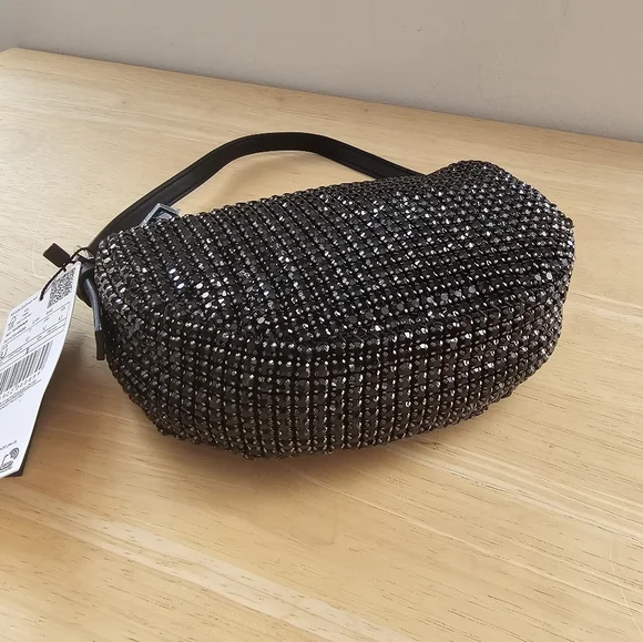 NWT Mango crystal shoulder bag - Picture 10 of 12